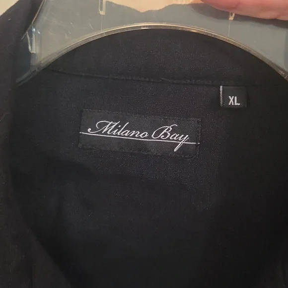 Milano Bay Mens Button Down Size XL - Picture 3 of 5